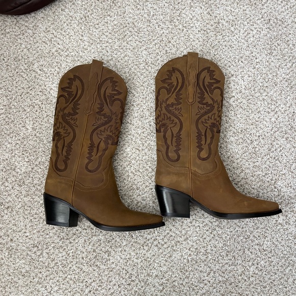Brown jeffery campbell dagget western boots - Picture 5 of 7